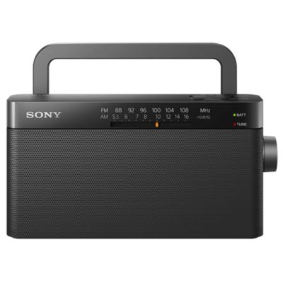 Sony ICF306.CE7 Portable Radio in Black Sony ICF306.CE7 Portable Radio in Black